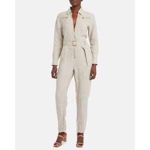 WeWoreWhat Linen Jumpsuit